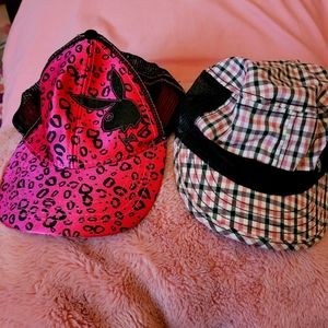 2 playboy hats